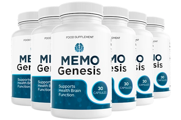 MemoGenesis Brain Support - 6 Bottles